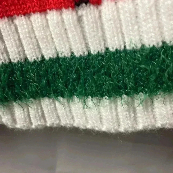 HOLIDAY TIME WO SIZE LARGE 12/14 CHRISTMAS SWEATER  MISSING TASSELS - Picture 8 of 10